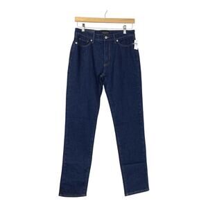 Banana Republic Women's Straight Leg Jeans - Dark Blue